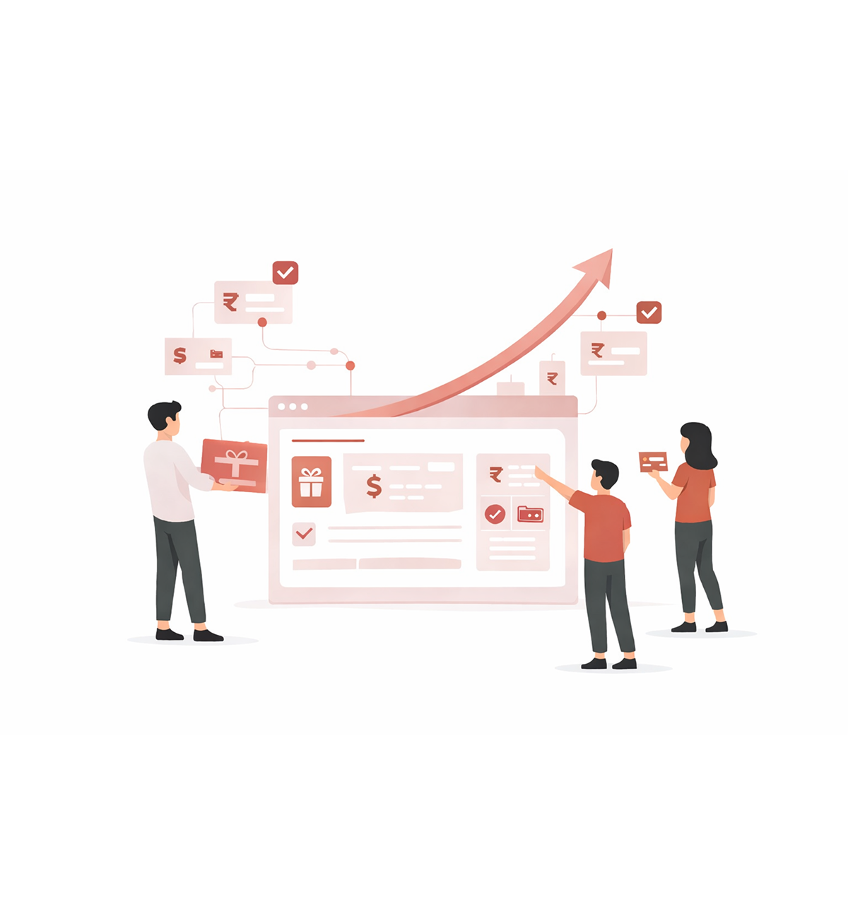 Revenue growth illustration
